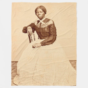 Underground Railroad-abortist Harriet Tubman Fleecefilt