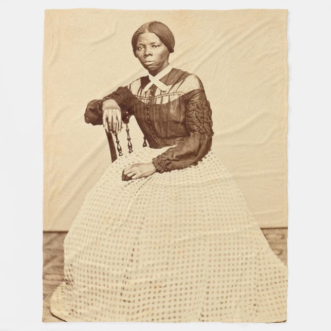 Underground Railroad-abortist Harriet Tubman Fleecefilt (Framsidan)