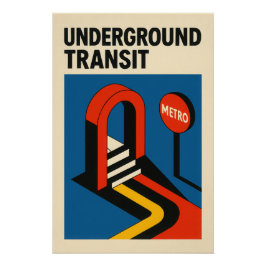 Underground Transit - Poster Perfect Poster