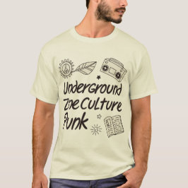 Underground Zine Kultur Punk T Shirt
