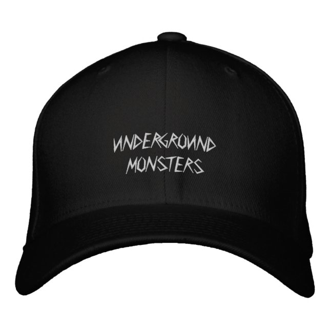 UNDERGRUNDSMONSTER HAT BRODERAD KEPS (Framsida)