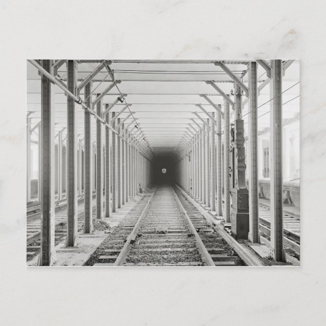 Undergrundstunnel, 1904 vykort (Framsida)