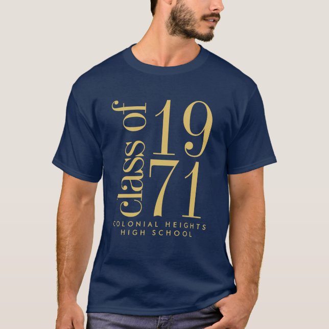 Undergrupp 1971 Student CHHS T-Shirt (Framsida)