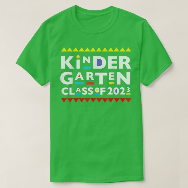 Undergrupp 2023 Kindergarten År 90: Kultur TV Stil T Shirt (Design framsida)
