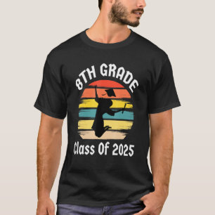 Undergrupp 2025 åttonde Klass Studenten för flicko T Shirt