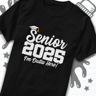 Undergrupp 2025 Studenten 2025 års gymnasienior T Shirt