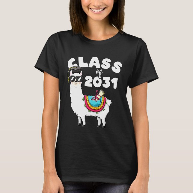 Undergrupp 2031 Llama första dagen i Klass Tee Gro (Framsida)