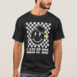 Undergrupp 2035 Lycklig första skoldagen i Ansikte T Shirt