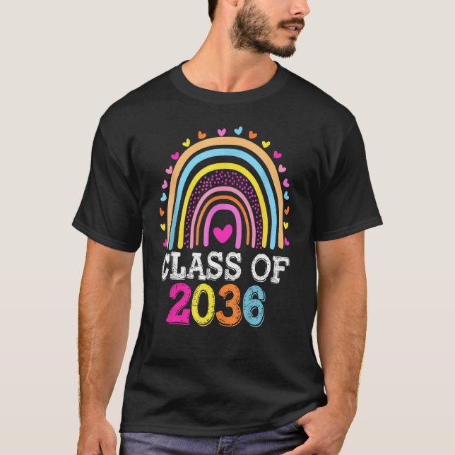 Undergrupp 2036: Regnbåge Kindergarten Preschool G T Shirt (Framsida)