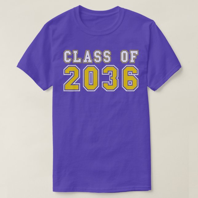 Undergrupp 2036 Studenten första dagen i Kindergar T Shirt (Design framsida)