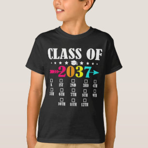 Undergrupp 2037 Kindergarten 12:e Klass Studenten T Shirt