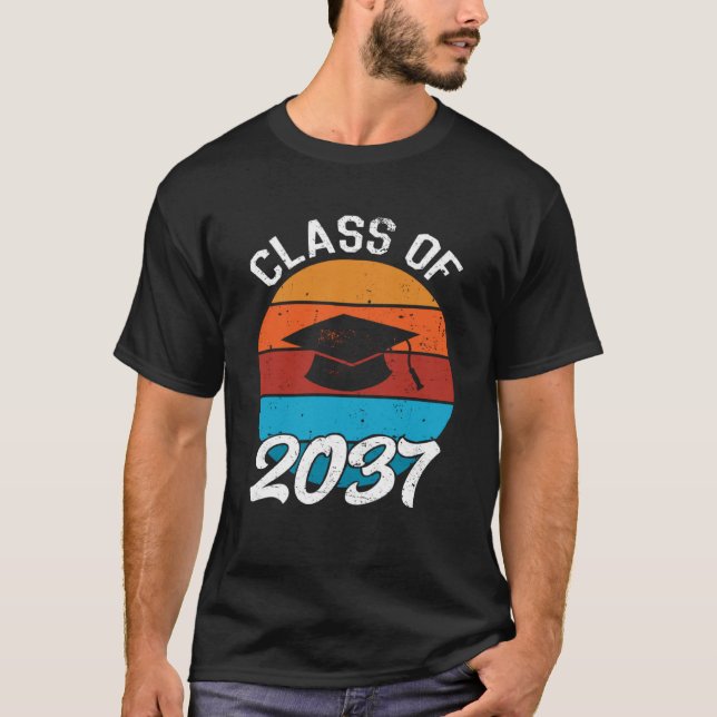 Undergrupp 2037 Kindergarten Student Studenten Gir T Shirt (Framsida)