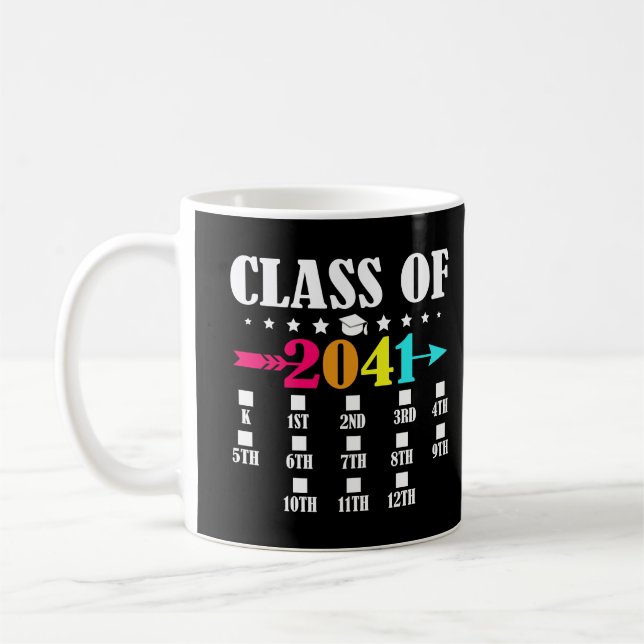 Undergrupp 2041 Kindergarten Studenten 12:e Klass Kaffemugg (Vänster)
