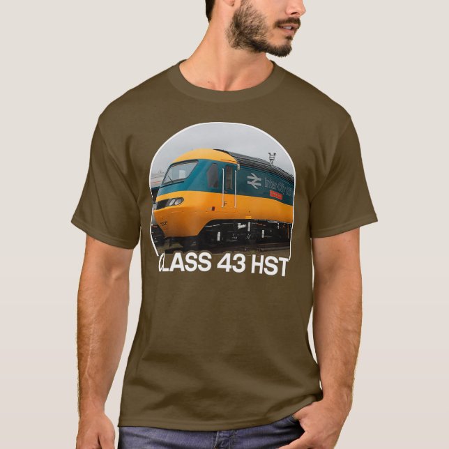Undergrupp 43 Höghastighetståg med Tåg, brittiskt  T Shirt (Framsida)
