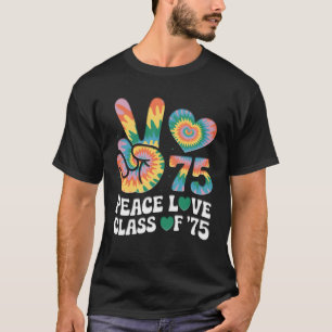 Undergrupp 75 1975, 50:e klass Reunion Tie Dye Gra T Shirt