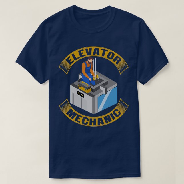 Underhåll av elverksunderhåll för elfilter t shirt (Design framsida)