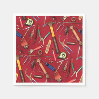 Underhåll av handyman och entreprenör till verktyg pappersservett