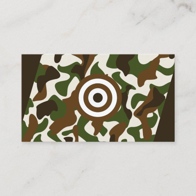 Underhåll av jaktvapen för vapenreparationer visitkort (Framsida)