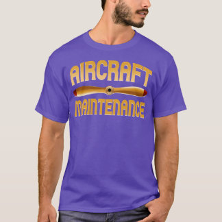 Underhåll av luftfartyg t shirt