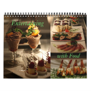 Underhålla med mat kalender