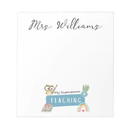 Underhålla min superkraft och regnbåge,Rött äpple, Anteckningsblock