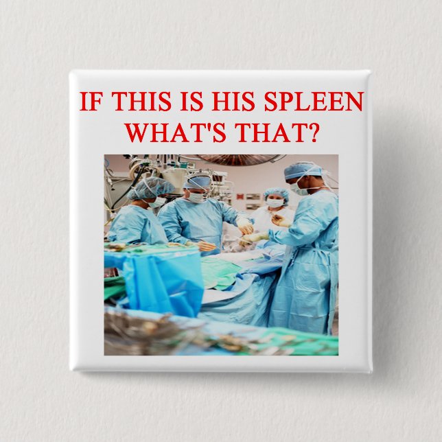 underhållande doktorskämt knapp (Framsida)