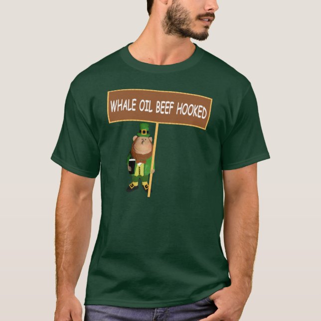 Underhållande irländskt troll tee shirt (Framsida)