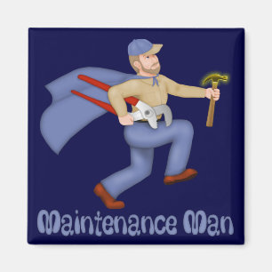 Underhållman Magnet