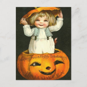 Underhållning Halloween Vykort