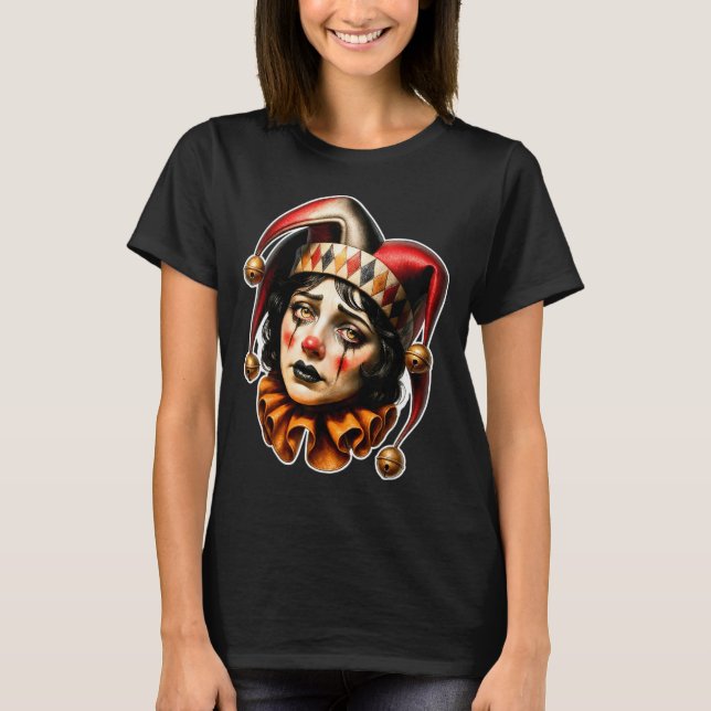Underhållningsklovn Sorgsen T Shirt (Framsida)