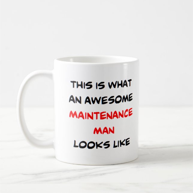 underhållsman, fantastisk kaffemugg (Vänster)