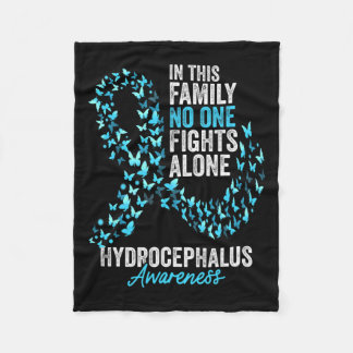 Underhållsmånad Butterflies Light Blue Ribbon Fleecefilt