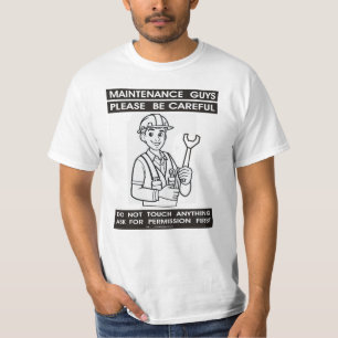 Underhållspersonal - underhåll - t shirt