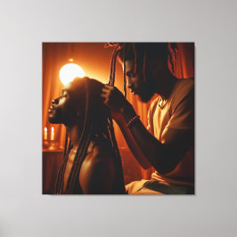 Underhållssekvens för krona canvastryck