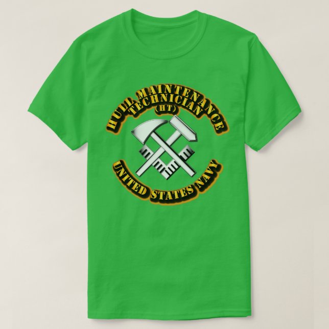 Underhållstekniker för flottskrov t shirt (Design framsida)