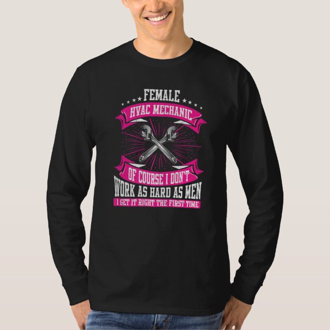 Underhållstekniker Hvac Technician Mechanic H T Shirt (Framsida)