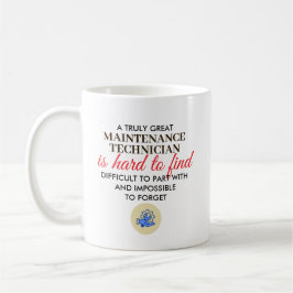 Underhållstekniker Personligt Namn Present Kaffemugg