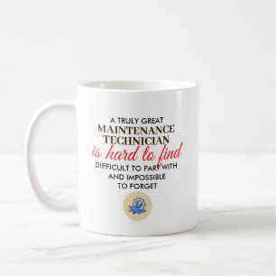 Underhållstekniker Personligt Namn Present Kaffemugg