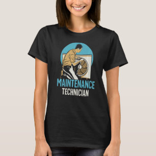Underhållstekniker Worker Maintenance Man Manar T Shirt