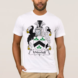 Underhill familjvapensköld tee shirt