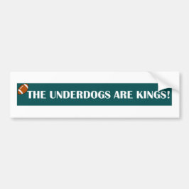 Underhundar är Kung! Bildekal
