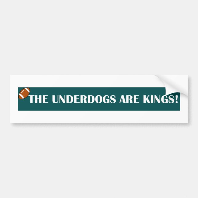 Underhundar är Kung! Bildekal (Framsidan)
