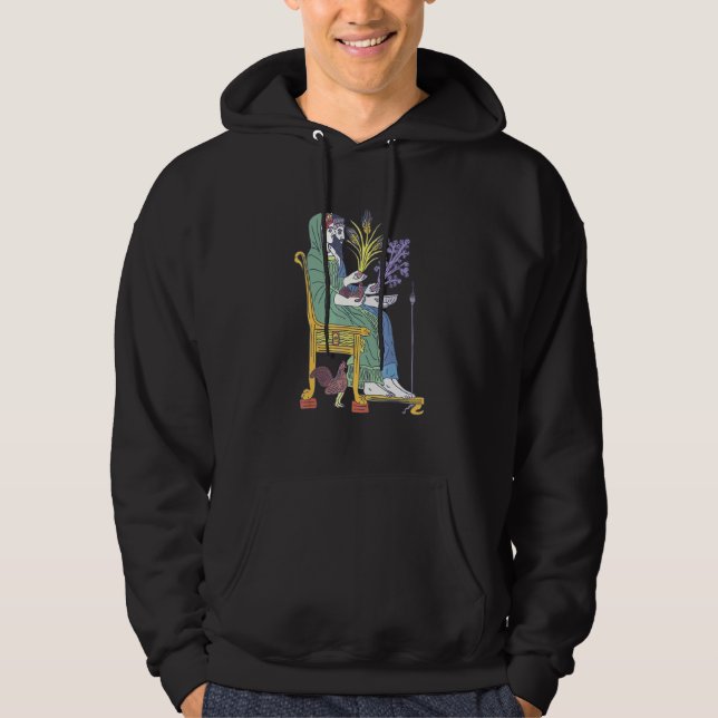 Underjordens drottning med hades hoodie (Framsida)