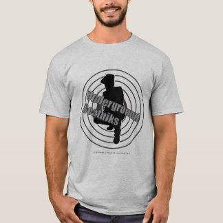 Underjordisk Beatniksgrå färgt-skjorta T-shirt