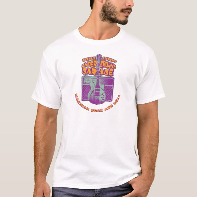 Underjordisk garagelogotyp för klassiker t-shirt (Framsida)