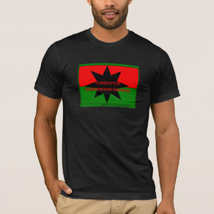 underjordisk järnvägledare t-shirt