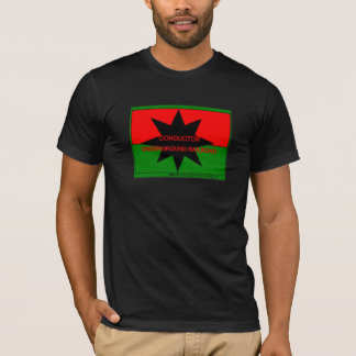 underjordisk järnvägledare t-shirt