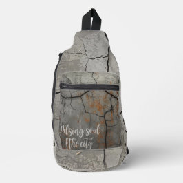 Underjordisk Streetwear Crossbody-väska i Betong