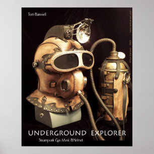 Underjordisk utforskare poster