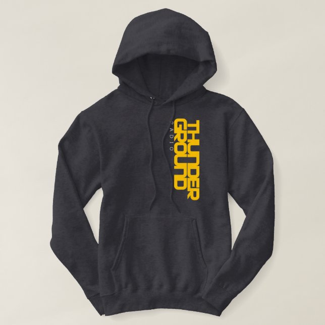 UNDERJORDISK VERTIKAL HOODY HOODIE (Design framsida)